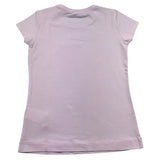 Monnalisa T-Shirt Girocollo Tinta Unita con Stampa Rose per Bambina MNTHS ROSA MONNALISA 