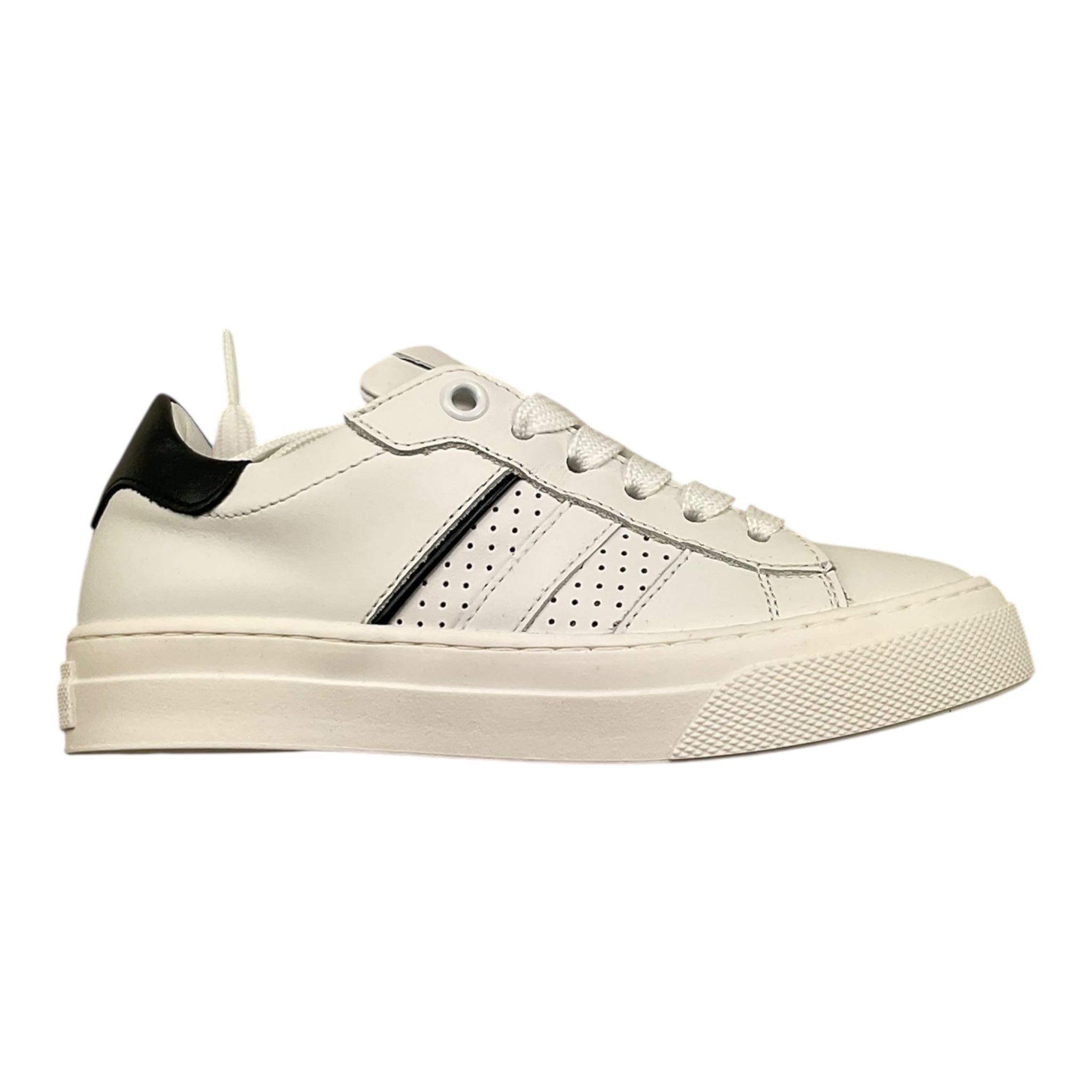 Morelli Sneakers Tinta Unita con Lacci per Bambino M4B953020 BIANCO MORELLI 