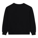 Moschino Felpa Chiusa Girocollo Tinta Unita per Bambino HDF06B NERO MOSCHINO 