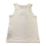 Moschino Canotta Tinta Unita A Costine per Bambina HDM06MX BIANCO MOSCHINO 