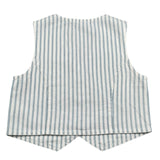 Moschino Gilet Tinta Unita Fantasia A Righe per Bambino HDN001 BIANCO MOSCHINO 