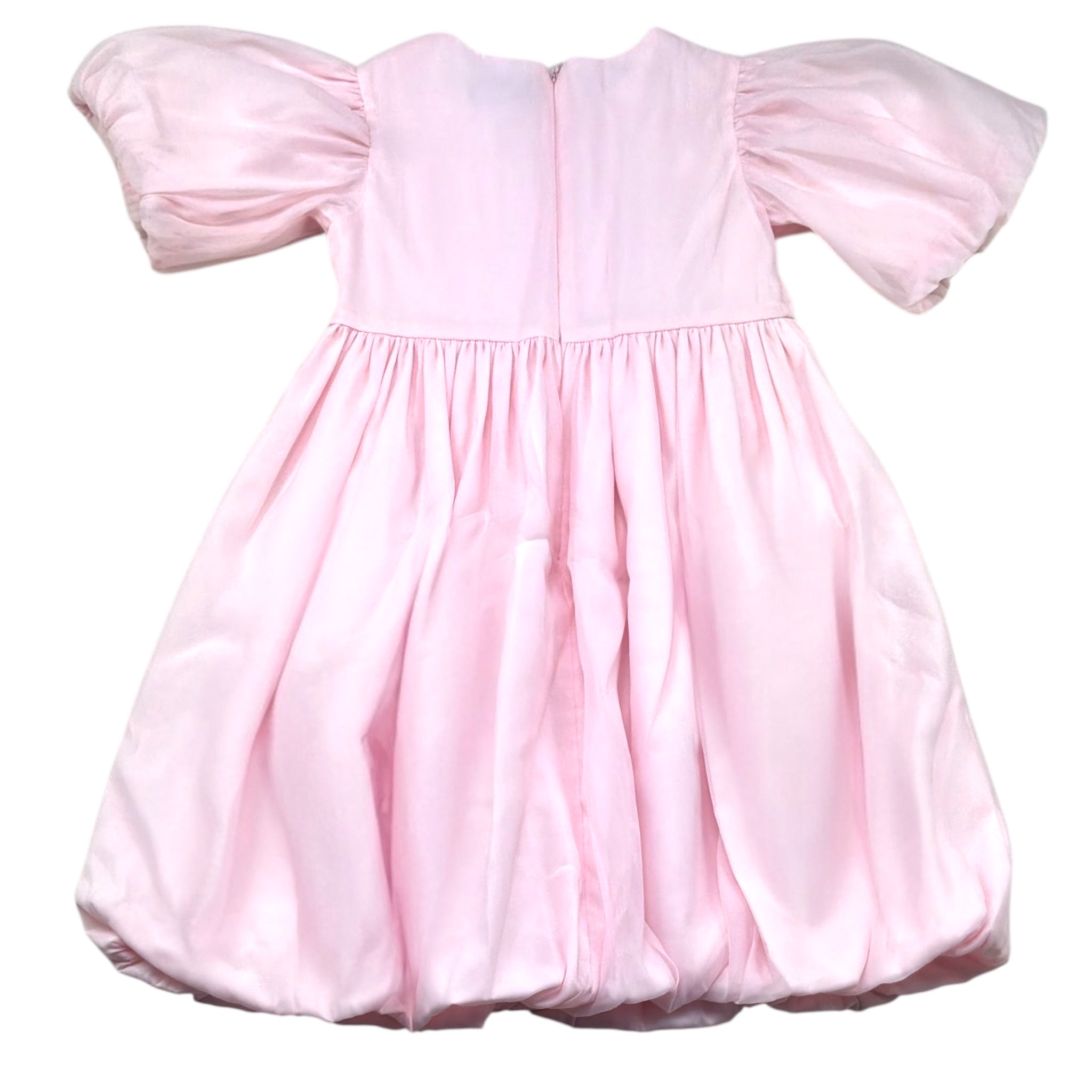 Moschino Abito Tinta Unita Mezza Manica per Bambina HDV0HJ ROSA MOSCHINO 