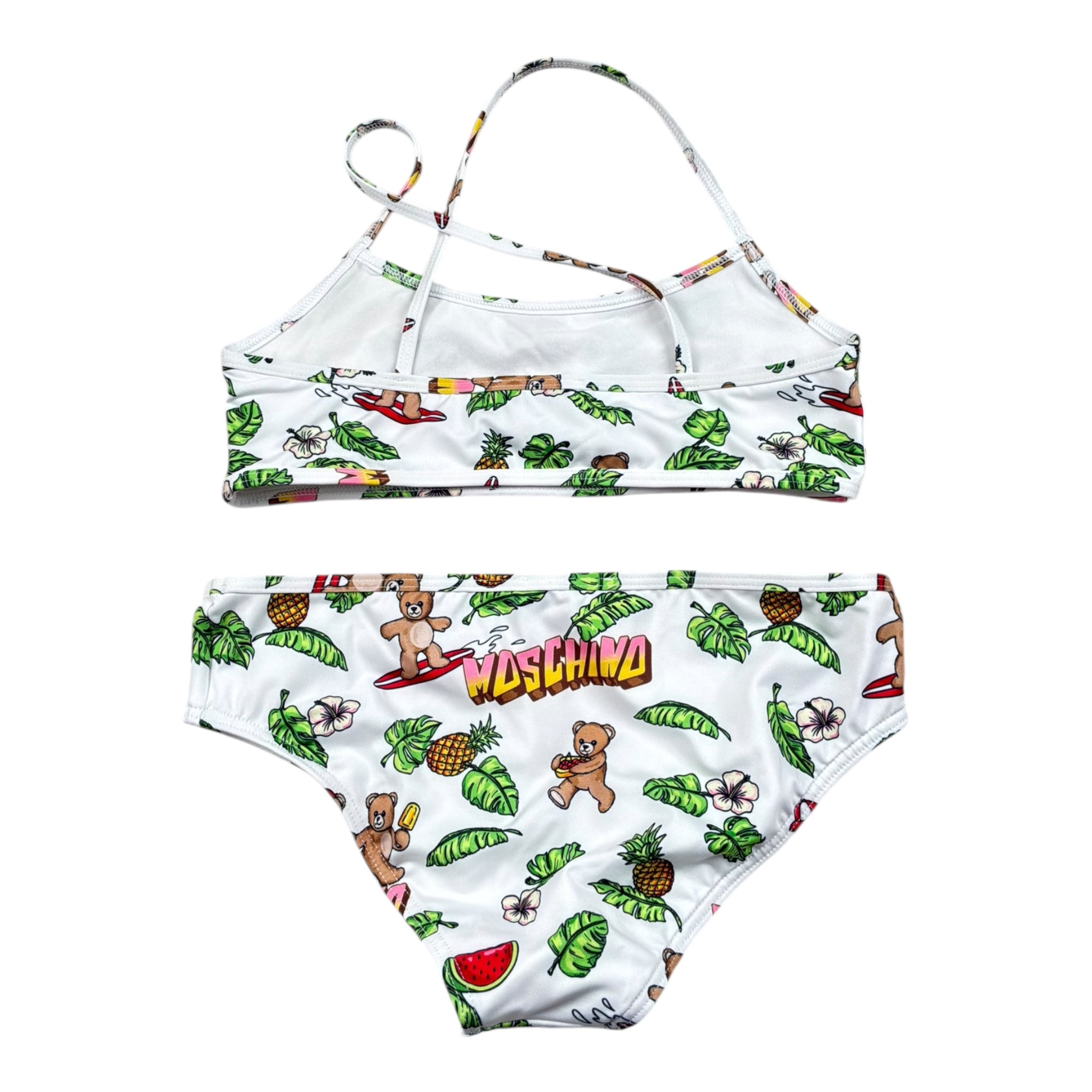 Moschino Costume 2 Pezzi Fascia-Slip per Bambina HHL00E BIANCO MOSCHINO 
