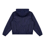 Moschino Giubbino Tinta Unita con Zip E Cappuccio per Bambino HMS04G BLU MOSCHINO 