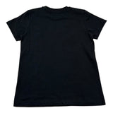 Moschino T-Shirt Girocollo Tinta Unita con Stampa per Bambina HTM058 NERO MOSCHINO 