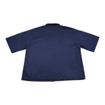 Moschino Camicia Mezza Manica Tinta Unita con Stampa per Bambina HUC01W BLU MOSCHINO 