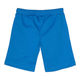 Moschino Bermuda tinta unita con Logo Blu per Bambino HUQ01OX BLU MOSCHINO 