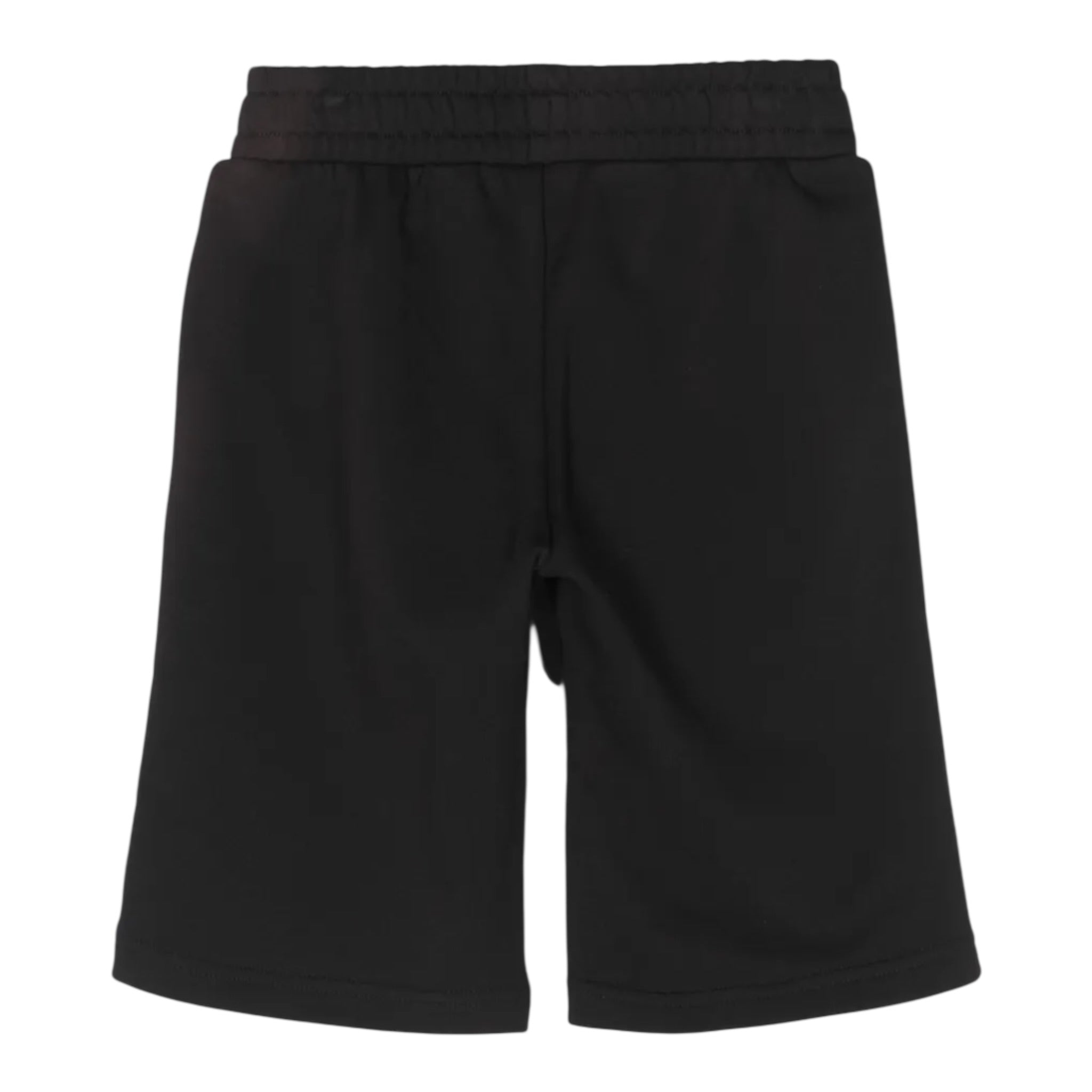 Moschino Bermuda tinta unita con Elastico In Vita Nero per Bambino HUQ01U NERO MOSCHINO 