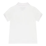 Moschino Polo Mezza Manica Tinta Unita con Stampa per Neonato M9M01P BIANCO MOSCHINO 