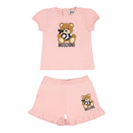 Moschino Completo 2 Pezzi T-Shirt-Short per Neonata MAG01OX ROSA MOSCHINO 