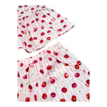 Moschino Completo 2 Pezzi Camicia-Short Tinta Unita con Stampa per Neonata MDG01P BIANCO MOSCHINO 