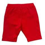 Moschino Leggins Tinta Unita con Logo per Neonata MDP03J ROSSO MOSCHINO 