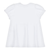 Moschino Abito Mezza Manica Tinta Unita con Stampa per Neonata MDV0CNN BIANCO MOSCHINO 