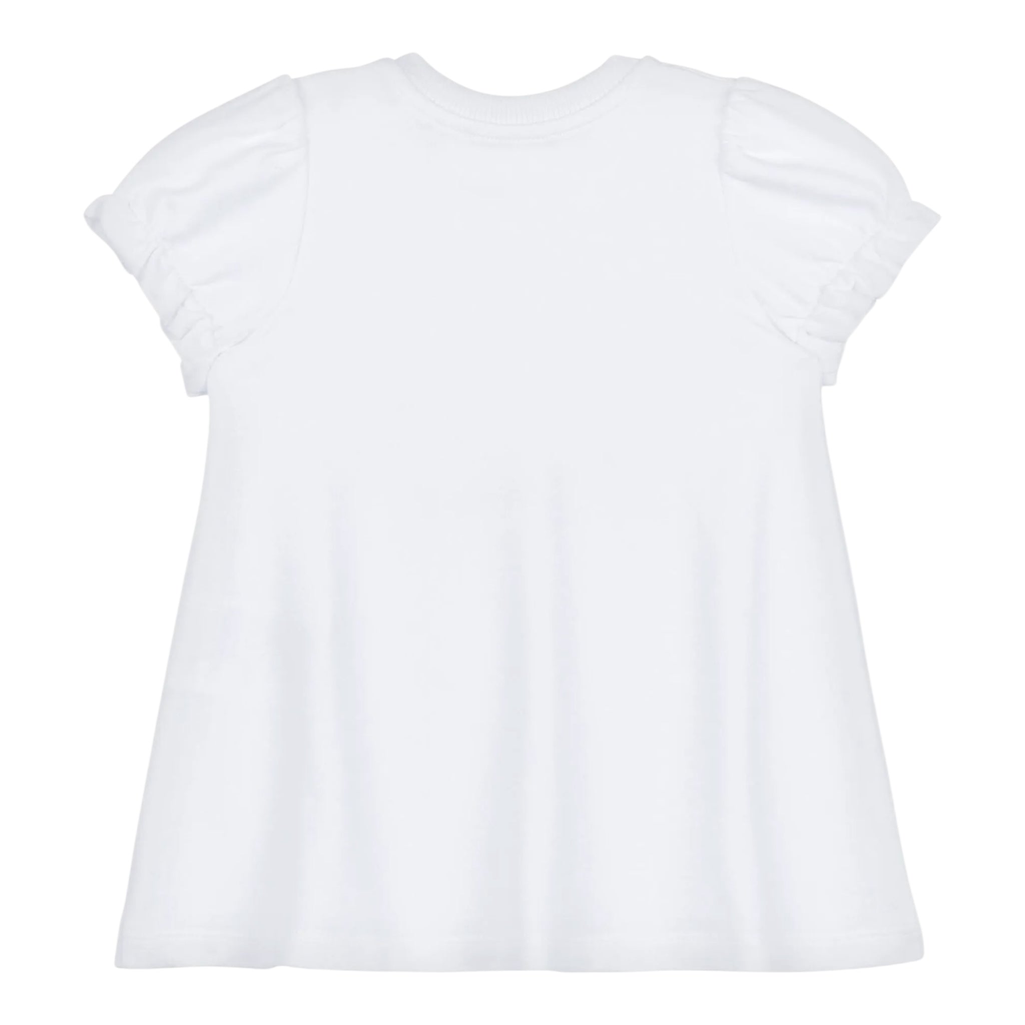 Moschino Abito Mezza Manica Tinta Unita con Stampa per Neonata MDV0CNN BIANCO MOSCHINO 