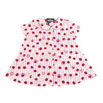 Moschino Abito Tinta Unita con Fantasia Mezza Manica per Neonata MDV0D8 BIANCO MOSCHINO 