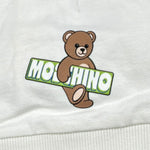 Moschino Cappello Tinta Unita con Stampa per Neonato MMY04Y BIANCO MOSCHINO 