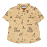 Moschino Camicia Tinta Unita con Stampa per Neonata MOC018 CAMMELLO MOSCHINO 