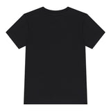 Moschino T-Shirt Girocollo Tinta Unita con Stampe In Contrasto per Neonato MUM04FX NERO MOSCHINO 