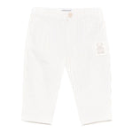 Moschino Pantalone Fantasia A Righe per Bambino MUP05 BIANCO/BEIGE MOSCHINO 