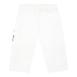 Moschino Pantalone Tinta Unita con Elastico In Vita per Bambino MUP05CX BIANCO MOSCHINO 