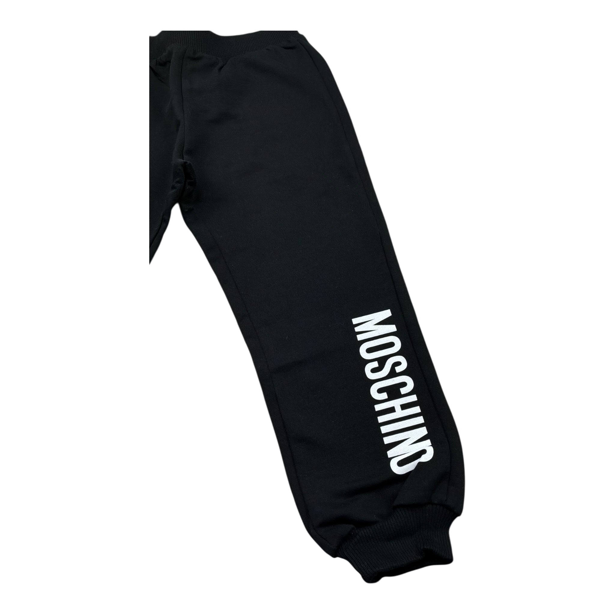 Moschino Pantalone Tintaunita con Logo per Neonato MUP05G NERO MOSCHINO 