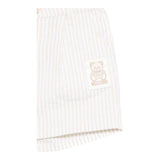 Moschino Bermuda Fantasia A Righe per Neonato MUQ01D BIANCO/BEIGE MOSCHINO 