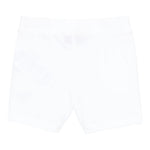 Moschino Bermuda Tinta Unita con Logo per Neonato MUQ01LN BIANCO MOSCHINO 