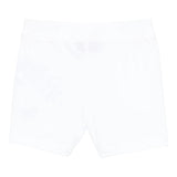 Moschino Bermuda Tinta Unita con Logo per Neonato MUQ01LN BIANCO MOSCHINO 