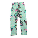 Mousse Leggins Tinta Unita con Stampa per Neonata DOLLFANTN VERDE ACQUA MOUSSE 