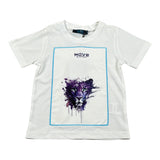 Move T-Shirt Girocollo tinta unita con Stampe Bianco per Neonato TSPRINT BIANCO MOVE 