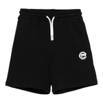 Msgm Bermuda In Felpa Tinta Unita con Logo per Bambino S5MSJBBE281 NERO MSGM 