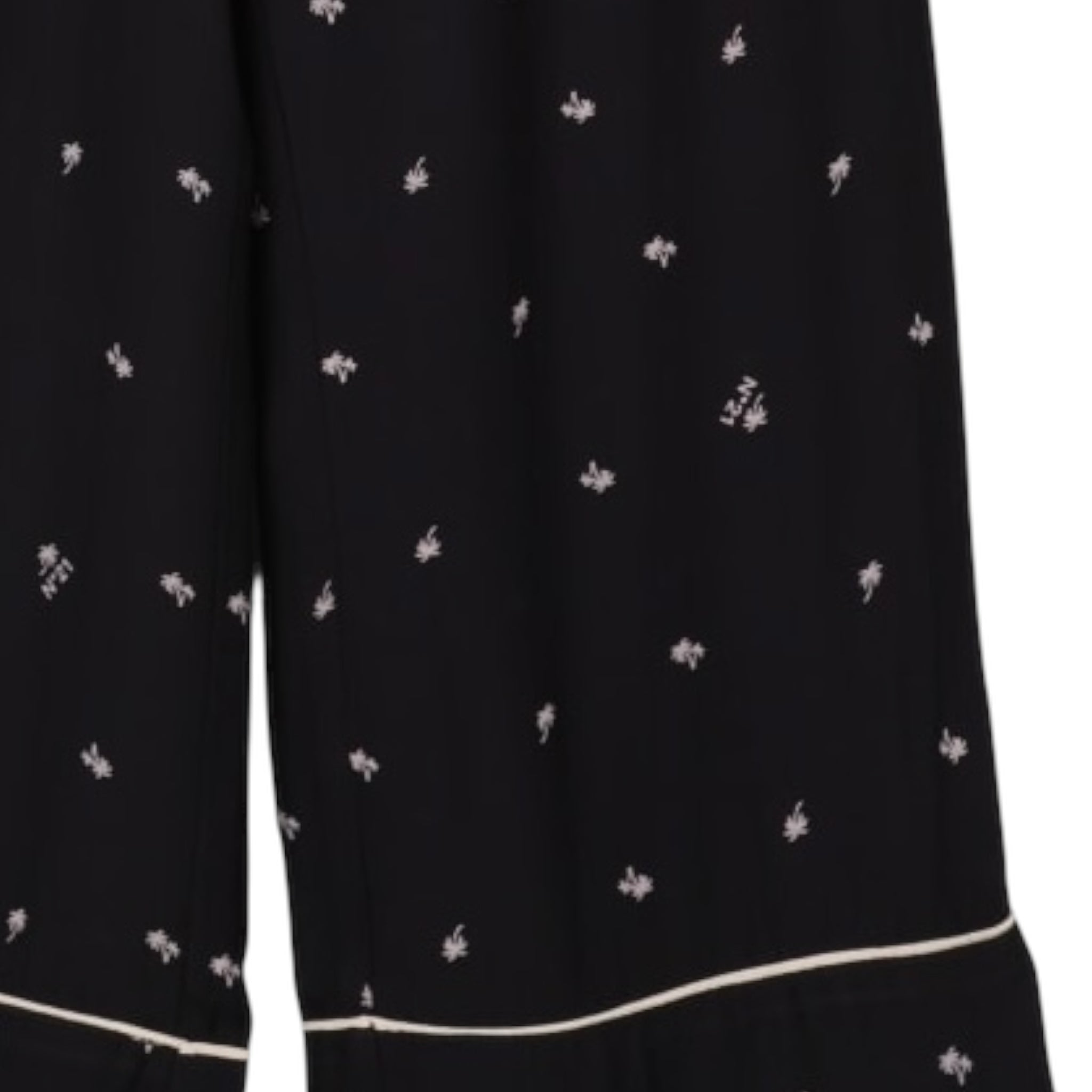 N°21 Pantalone Tinta Unita con Stampa per Bambina N2101L NERO N°21 