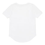 N°21 T-Shirt Girocollo Tinta Unita con Stampa per Bambina N2101Z BIANCO N°21 