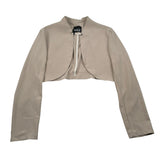 Naice Giacca Modello Crop Tinta Unita  per Bambina 23489 BEIGE NAICE 