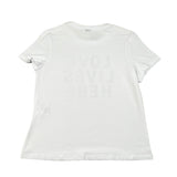 Naice T-Shirt Girocollo Tinta Unita con Stampa per Bambina 27132 BIANCO NAICE 