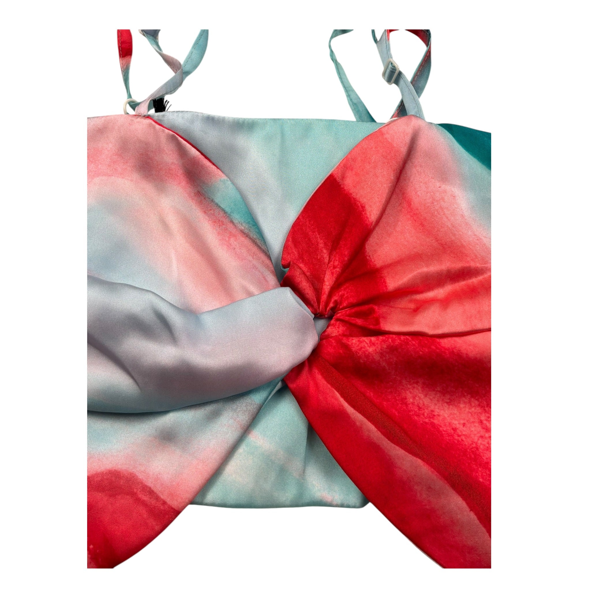 Naice Top Bretelline Stampa Fantasia per Bambina 27134 AZZURRO NAICE 