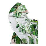 Naice Top Tinta Unita Stampa Fantasia per Bambina FNBSH16926 BIANCO NAICE 