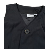 Name.It Gilet tinta unita Nero per Bambino 13132878 NERO NAME.IT 