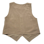 Name.It Gilet tinta unita Beige per Bambino 13200202 BEIGE NAME.IT 