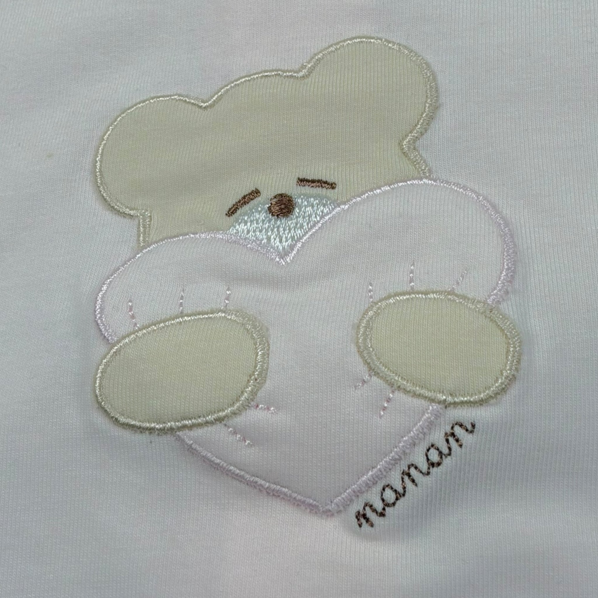 Nanan Pagliaccetto Tinta Unita con Stampa per Neonata E2000406R ROSA NANAN 