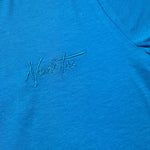 Never Too T-Shirt Girocollo Tinta Unita con Bottoni per Bambino NT1573R COBALTO NEVER TOO 