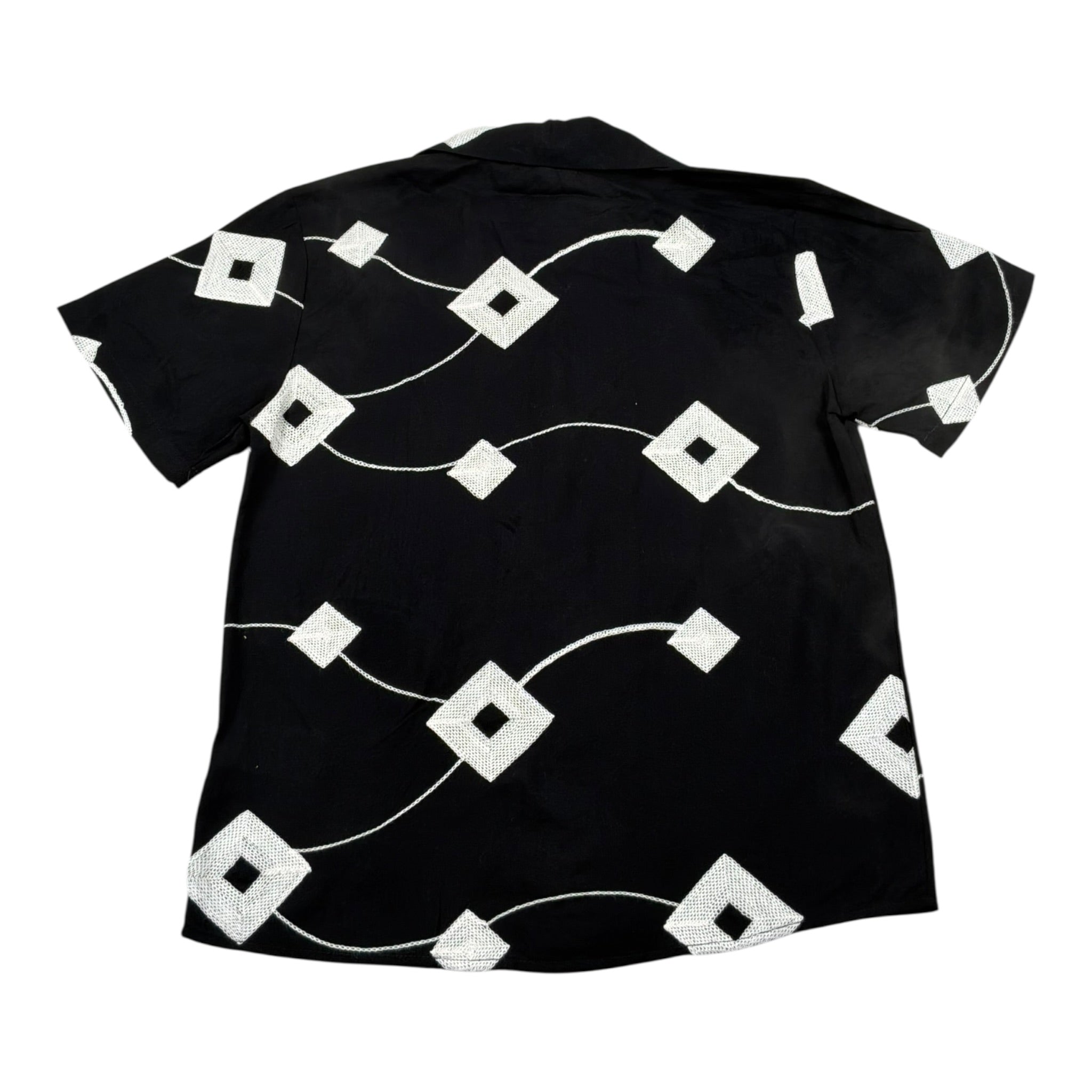 Never Too Camicia tinta unita con Stampa Nero per Bambino NT2268R NERO NEVER TOO 