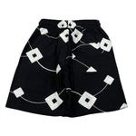 Never Too Bermuda tinta unita con Stampa Nero per Bambino NT2269R NERO NEVER TOO 