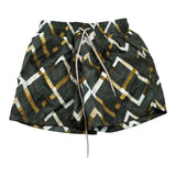 Never Too Costume Modello Bermuda tinta unita con Stampa Verde per Bambino NT2316R VERDE NEVER TOO 