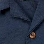 Never Too Camicia Mezza Manica tinta unita Blu per Neonato NT2428N BLU NEVER TOO 