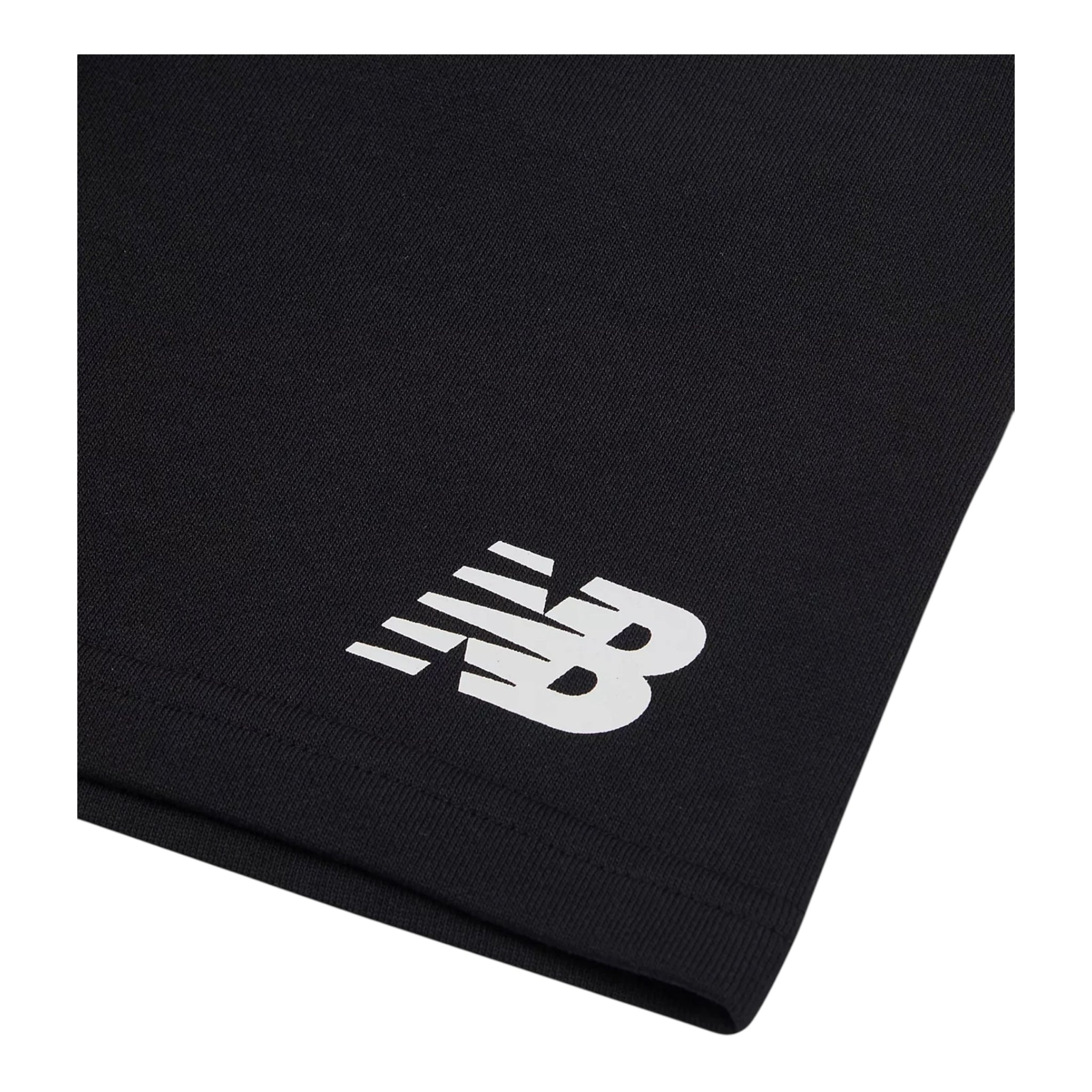 New Balance Bermuda Felpa Tinta Unita con Logo per Bambino LAKB0013 NERO NEW BALANCE 