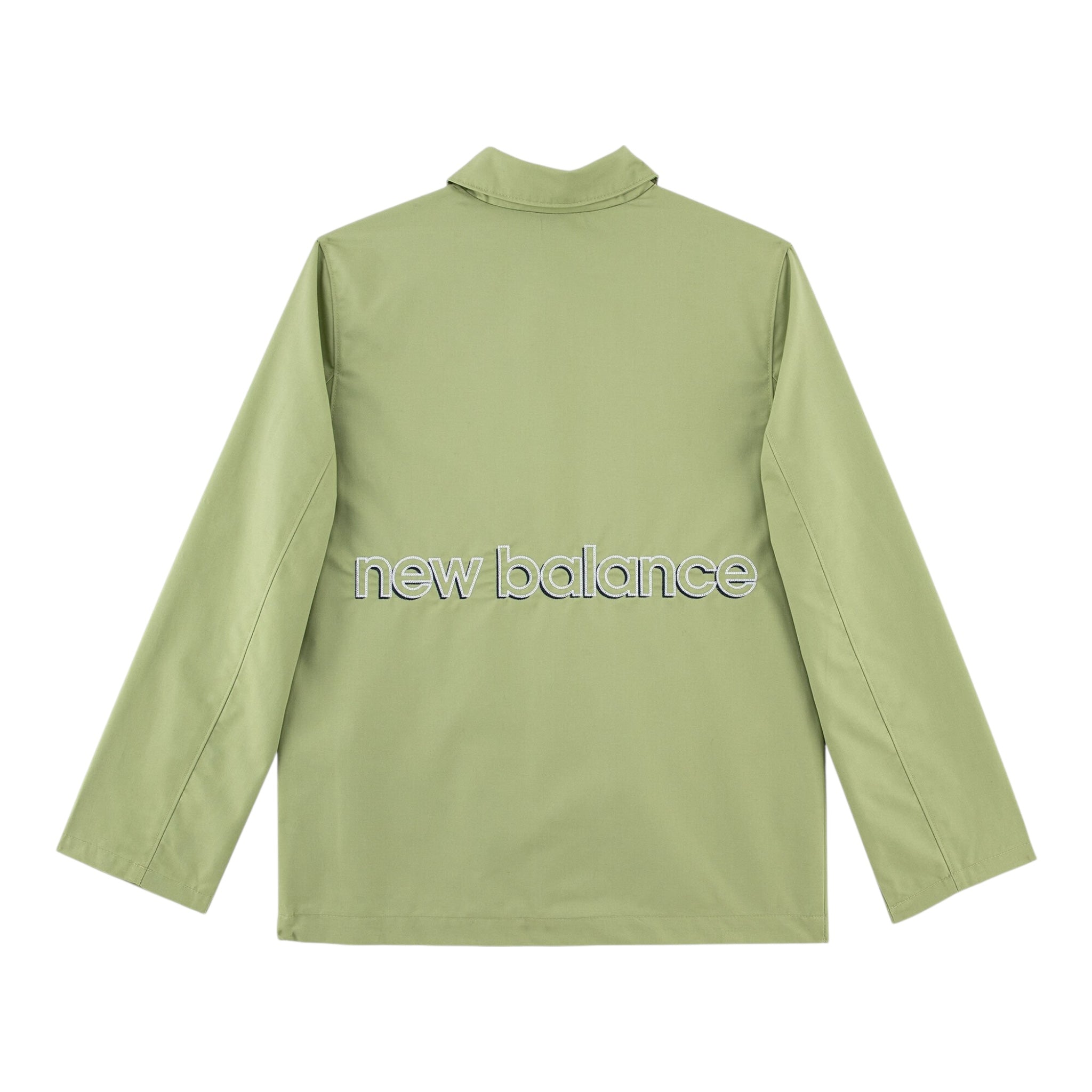 New Balance Giubbino Tinta Unita con Bottoni per Bambino LAKB0140 VERDE NEW BALANCE 