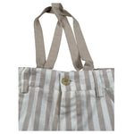 New Gereration Bermuda con Bretelle Fantasia A Righe Beige per Bambino 221351 BEIGE NEW GERERATION 