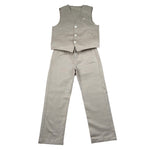 New Gereration Completo 2 Pezzi Gilet-Pantalone Beige per Neonato 42631N BEIGE NEW GERERATION 