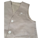 New Gereration Completo 2 Pezzi Gilet-Pantalone Beige per Neonato 42631N BEIGE NEW GERERATION 